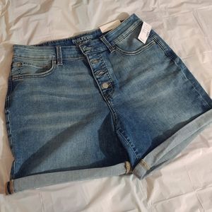 EverFlex Button Fly Mid Shorts